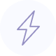 Stress bolt icon